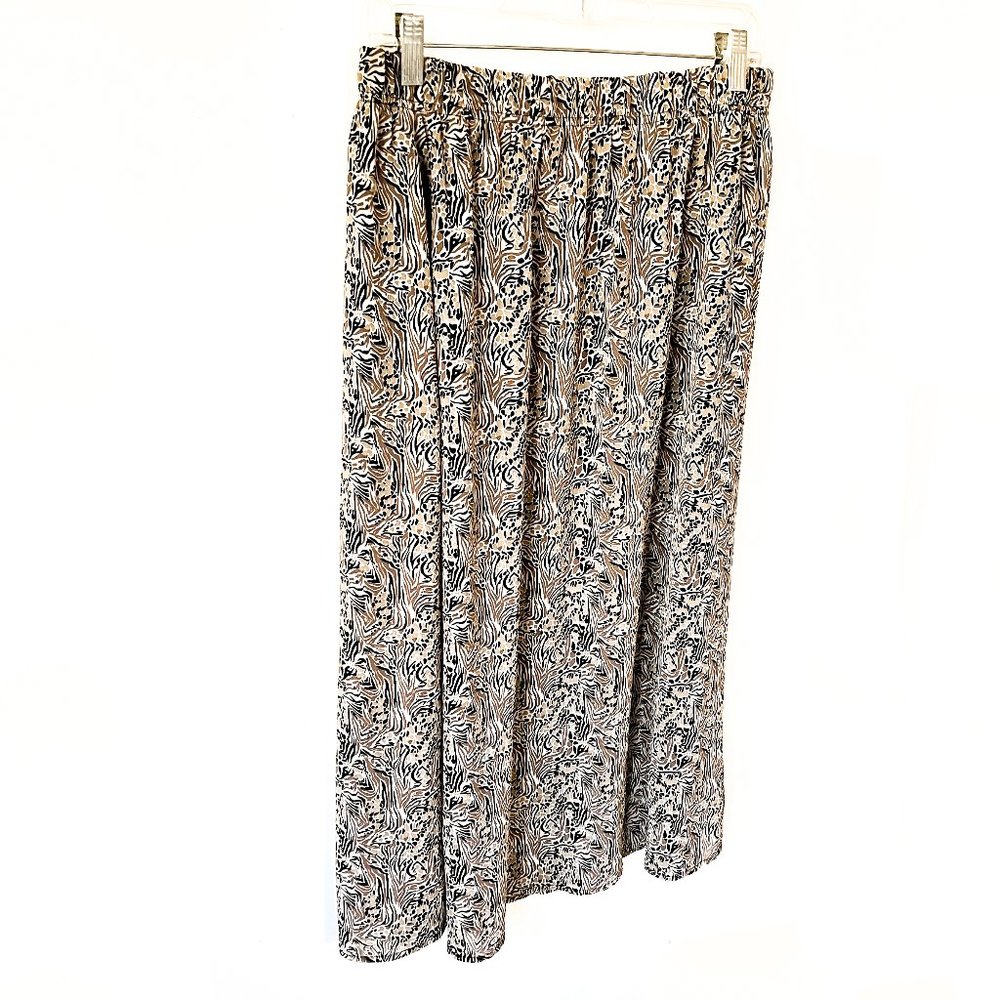 AWARE by vero moda comfy, flowy josephine printed midi skirt - Picture 2 of 7